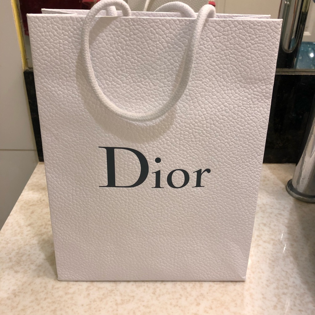 Authentic Gorgeous Dior Empty Shopping Bag